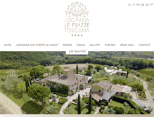 Tablet Screenshot of locandalepiazze.com